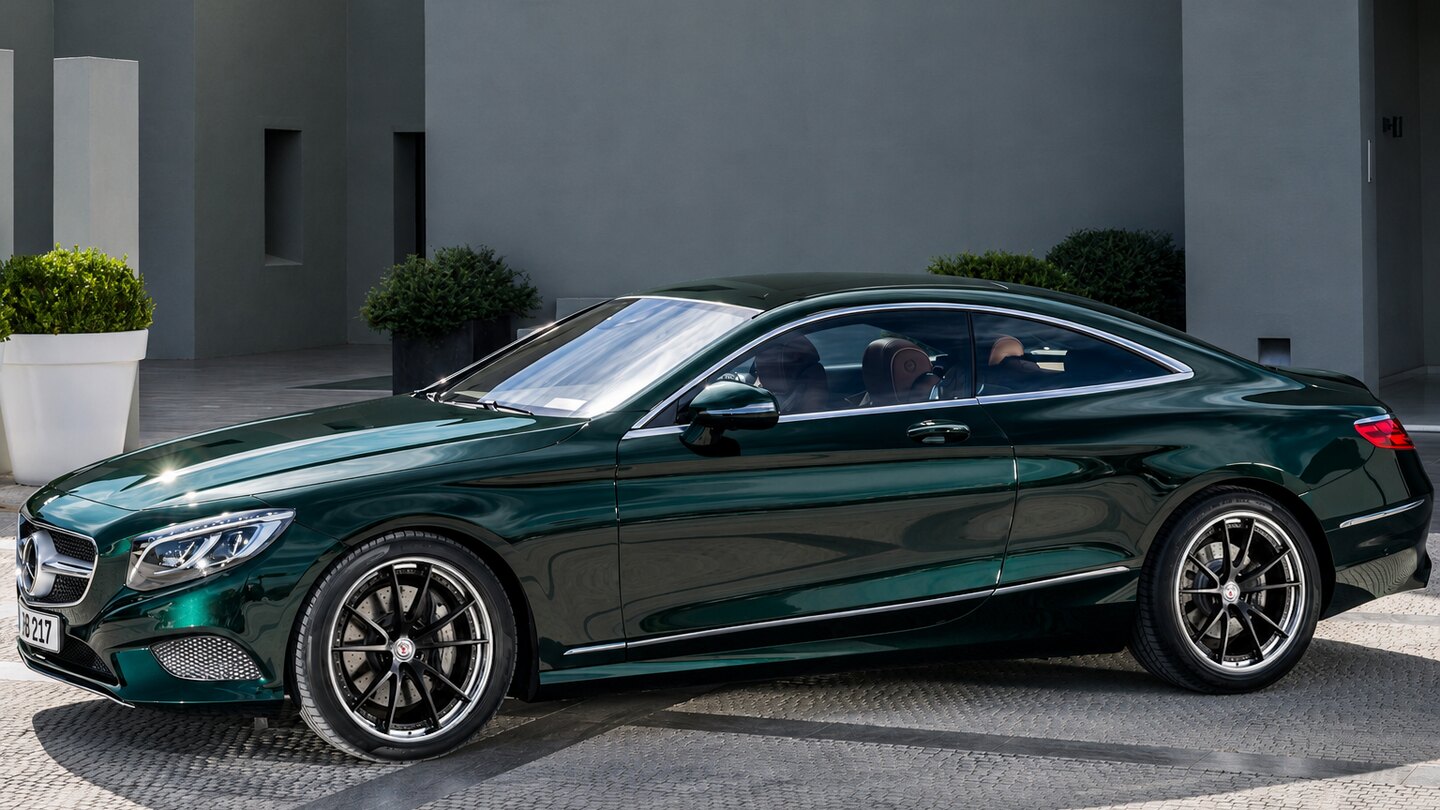 Mercedes-Benz S-Class Coupe до примерки дисков